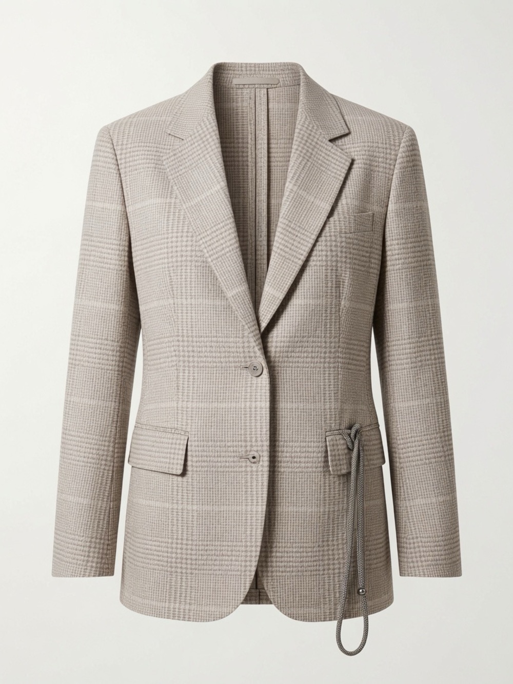 Daniel Cremieux Beige Taupe Plaid Blazer
